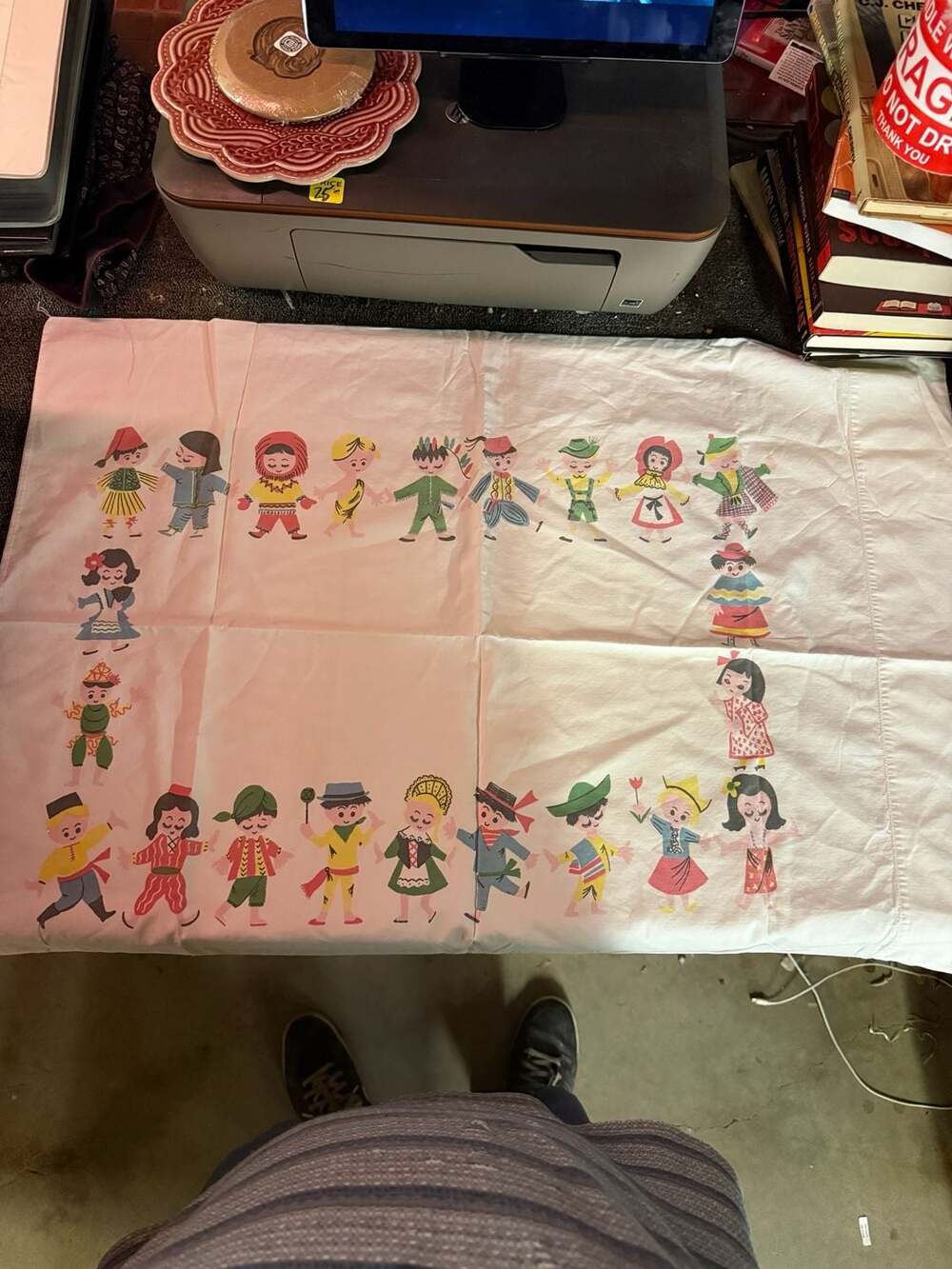 Vintage Children of the World Pillowcase